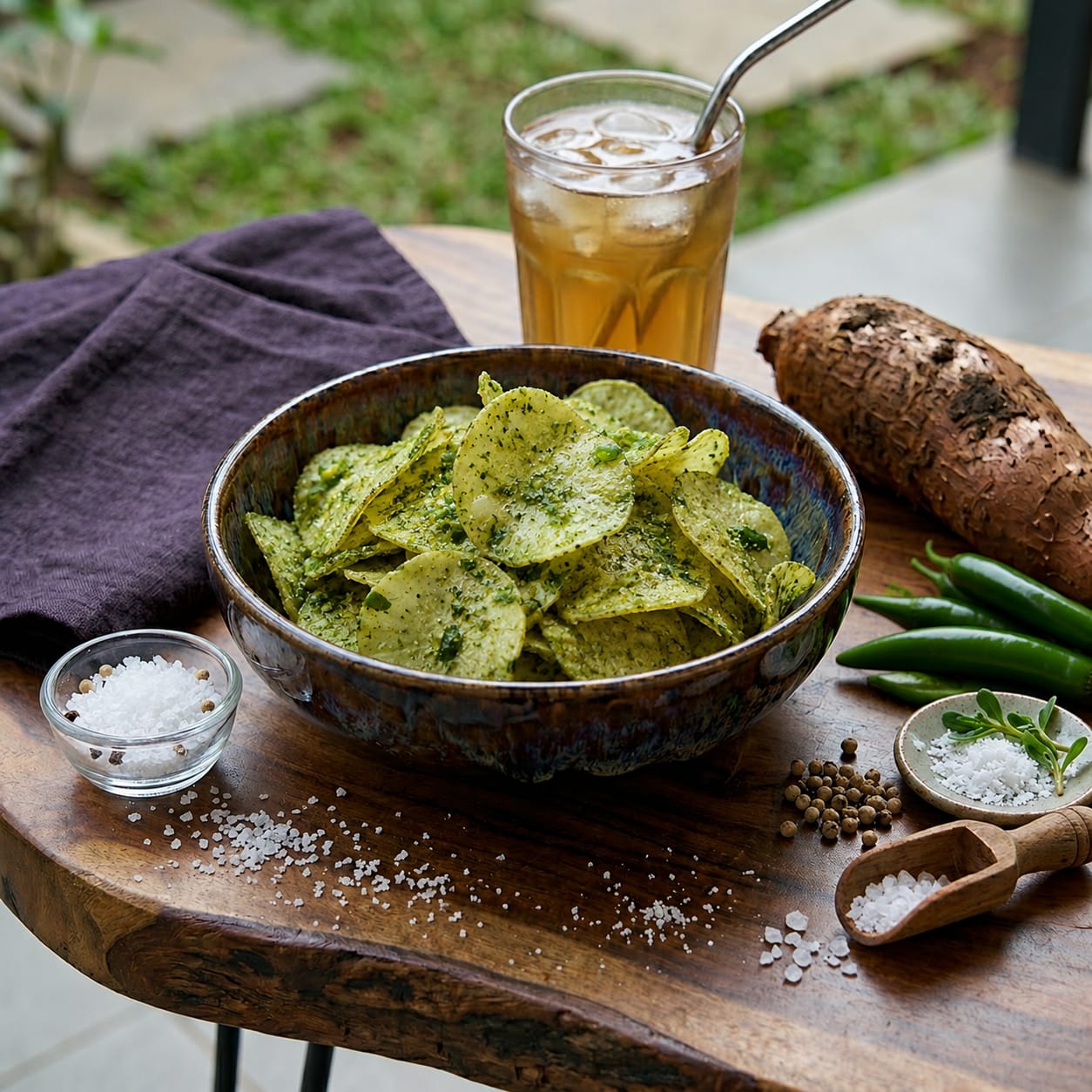 Keripik Singkong Cabe Ijo